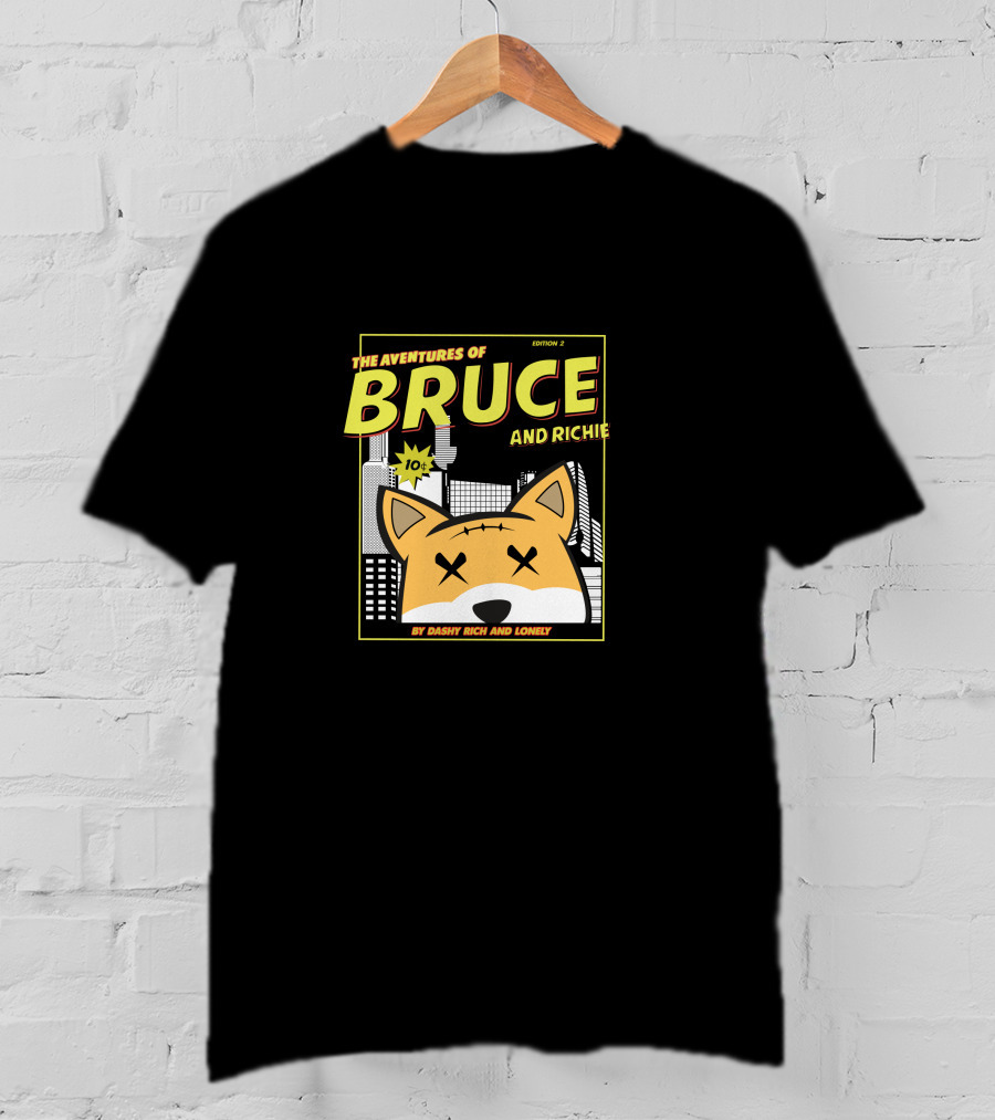 The Aventures Of Bruce And Richie Edition 2 By Dashy Rich And Lonely T-Shirt