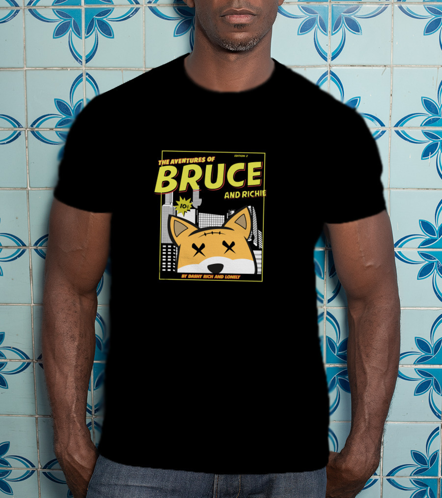 The Aventures Of Bruce And Richie Edition 2 By Dashy Rich And Lonely T-Shirt