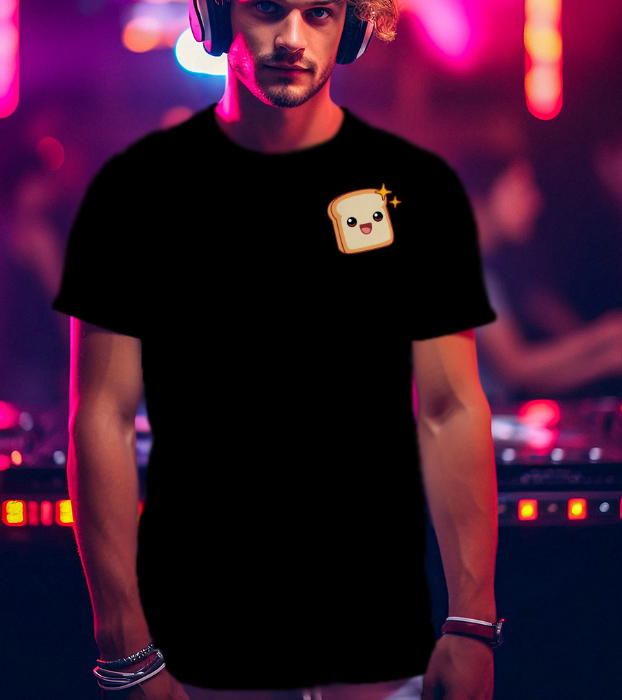 SP33DY X SIDEARMS FRIENDSHIP BREAD LIMITED TIME Toast Emoji T-Shirt