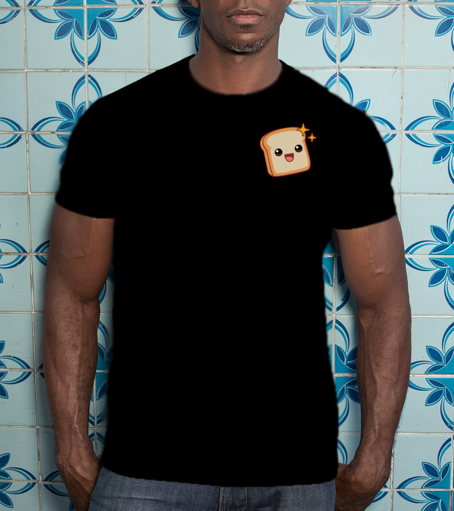 SP33DY X SIDEARMS FRIENDSHIP BREAD LIMITED TIME Toast Emoji T-Shirt