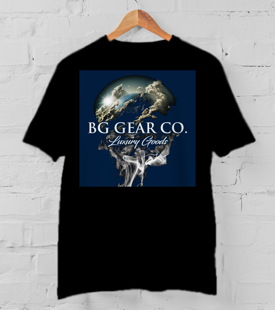 BG Gear Co. Luxury Goods Earth And Smoky Clouds T-Shirt