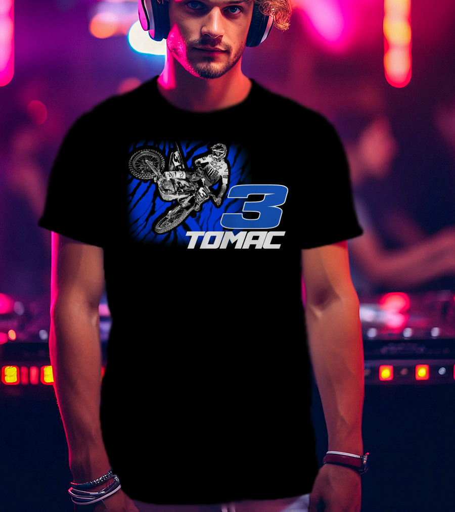 Eli Tomac 3 Motocross ET3 Merch T-Shirt