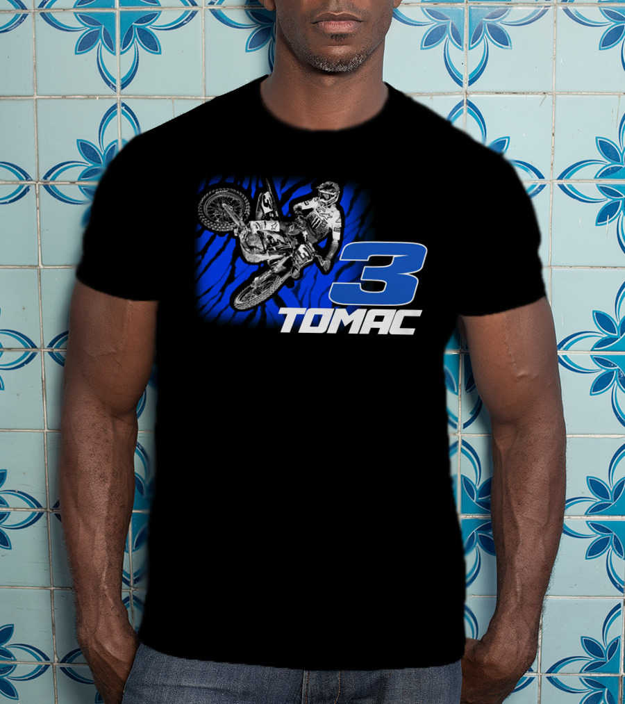 ET3 Tomac 3 Motocross Racing Eli Tomac Merchandise T-Shirt