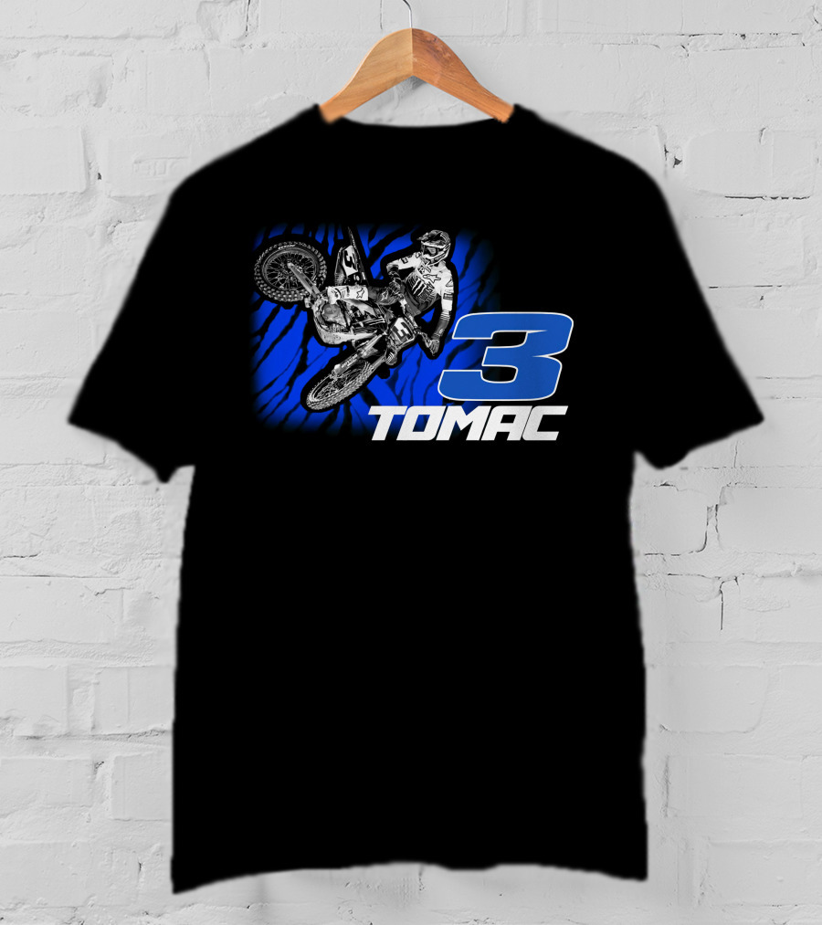 Tomac 3 Yamaha Motocross Racing Merchandise T-Shirt
