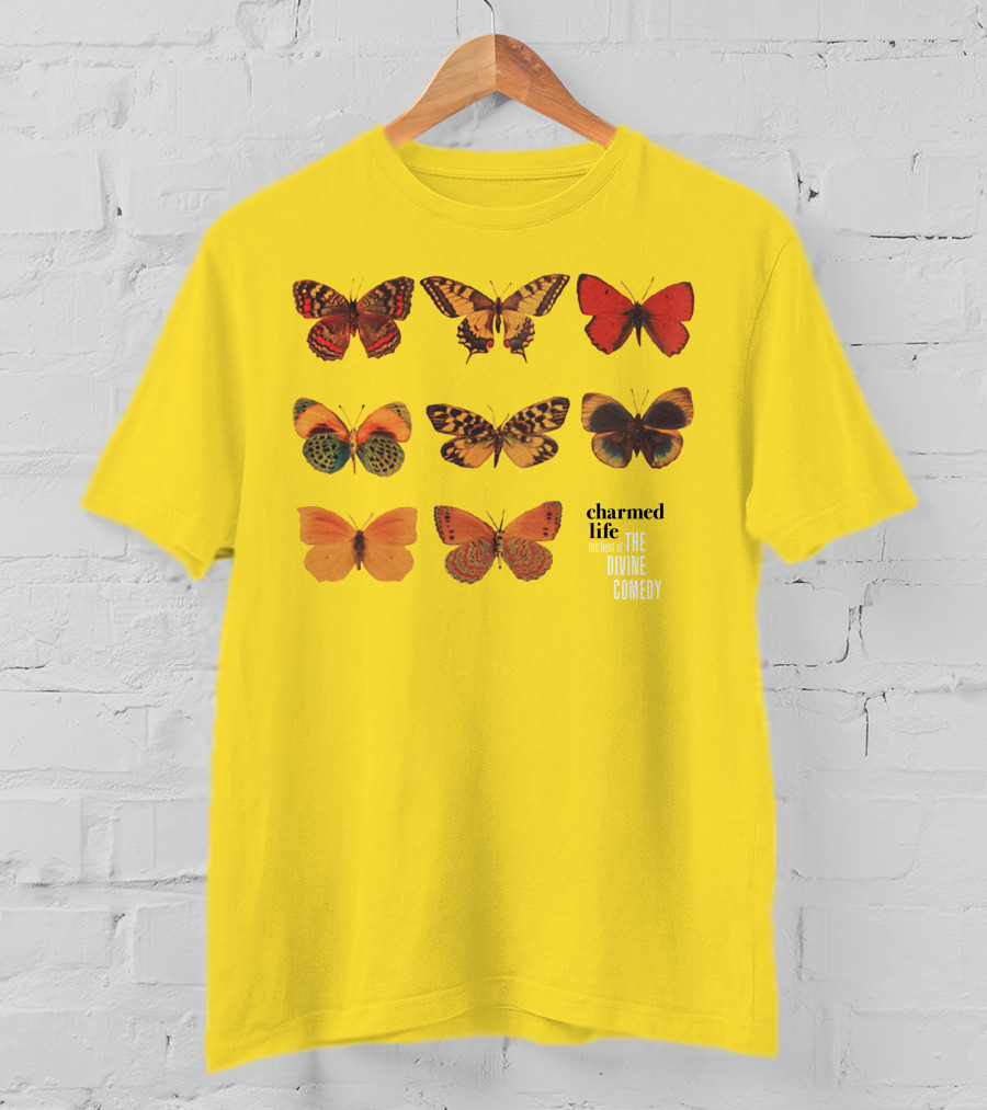 Charmed Life The Best Of The Divine Comedy Butterflies T-Shirt