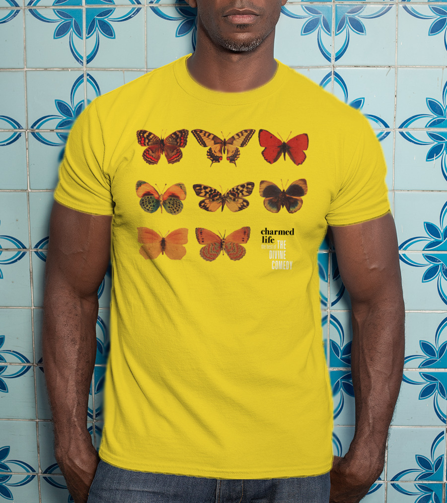 Charmed Life The Best Of The Divine Comedy Butterflies T-Shirt