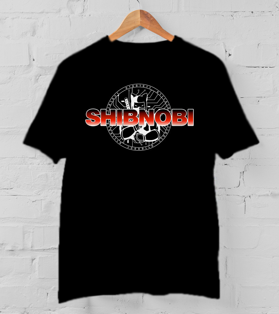 SHIBNOBI Ninja Circuit Digital Code Emblem T-Shirt