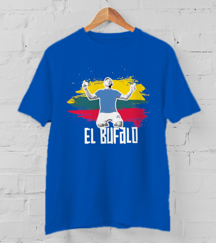WATP El Bufalo Goal Celebration Colombian Flag Colors T-Shirt