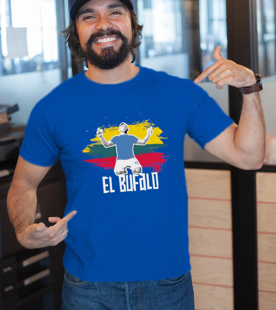 WATP El Bufalo Goal Celebration Colombian Flag Colors T-Shirt