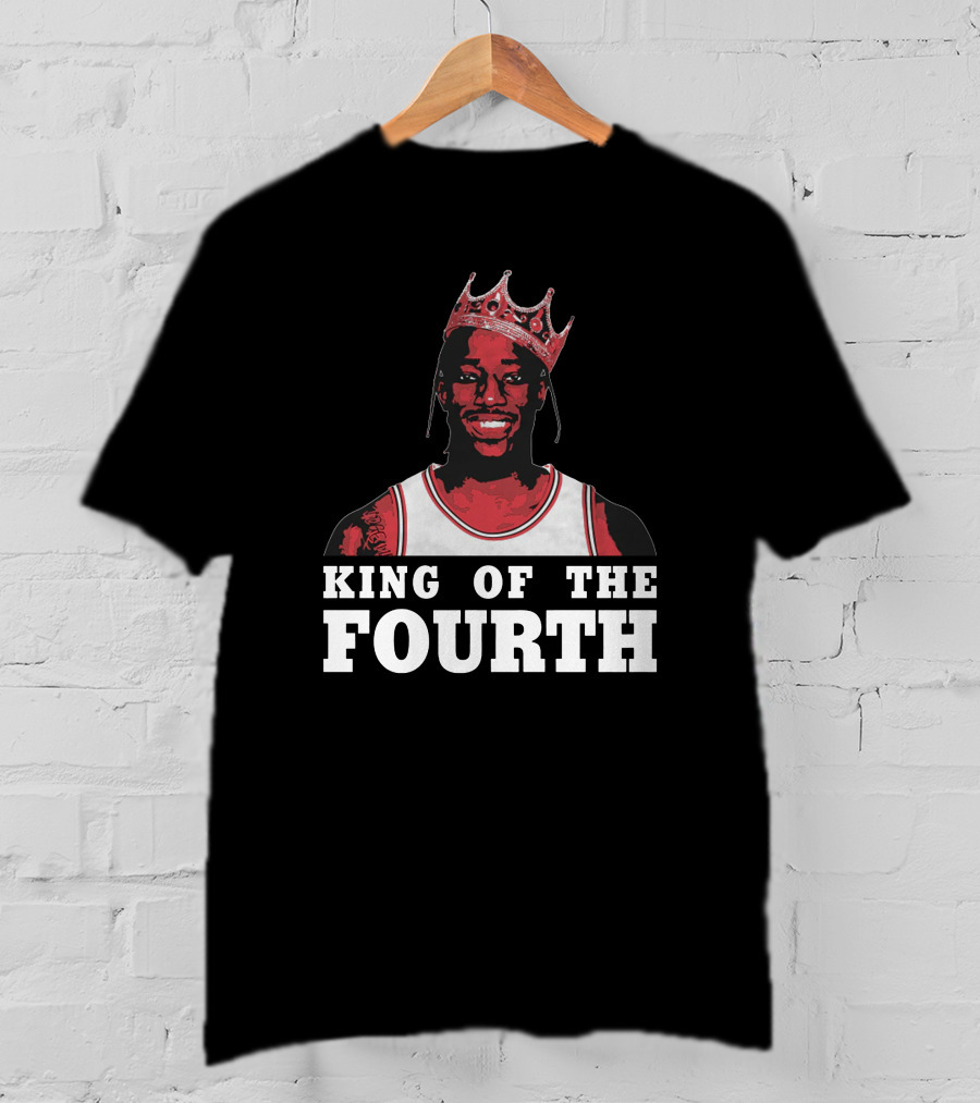 King Of The Fourth Basketball Crown T-Shirt