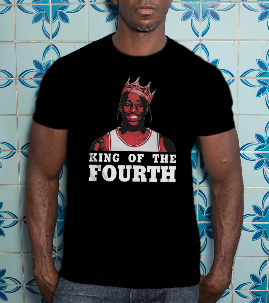 King Of The Fourth Basketball Crown T-Shirt