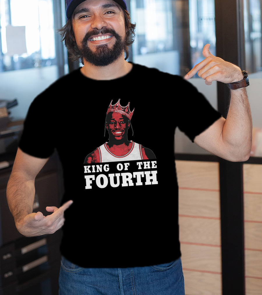 King Of The Fourth Basketball Crown T-Shirt
