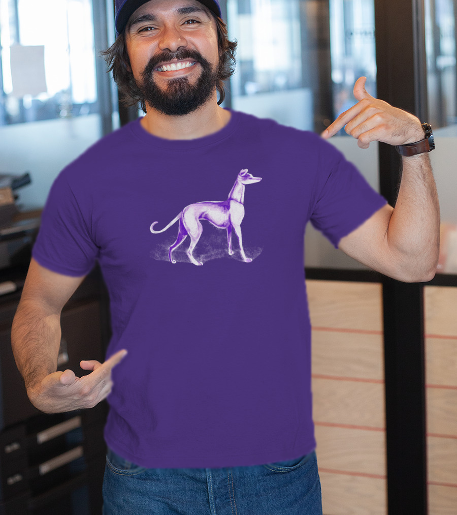 Jared Greyhound Purple T-Shirt