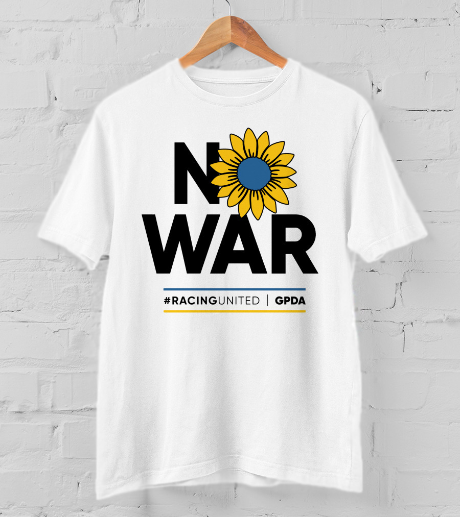 Racing United GPDA No War Sunflower Ricciardo F1 T-Shirt