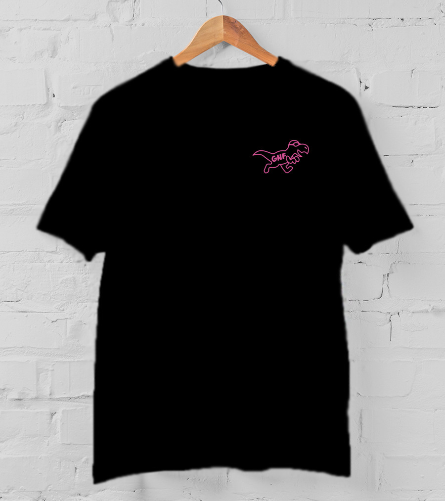GNF Dino Outline Pink T-Shirt