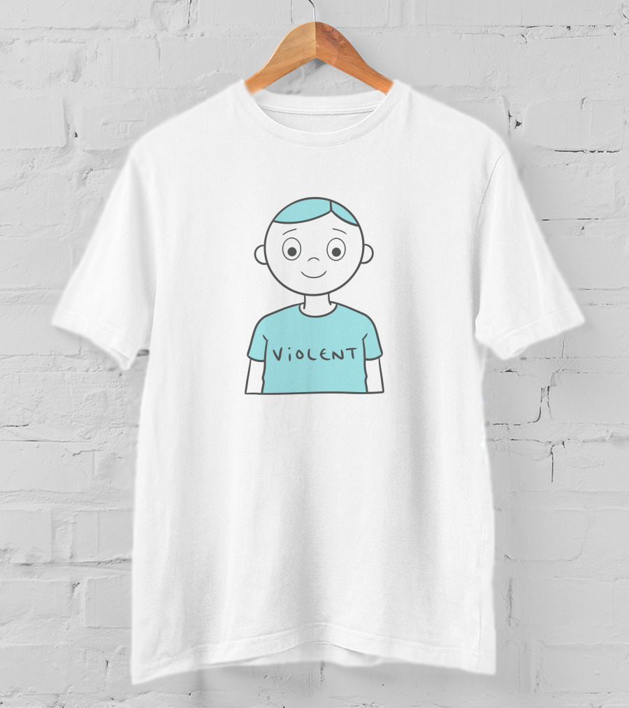 Violent Graphic On Person T-Shirt