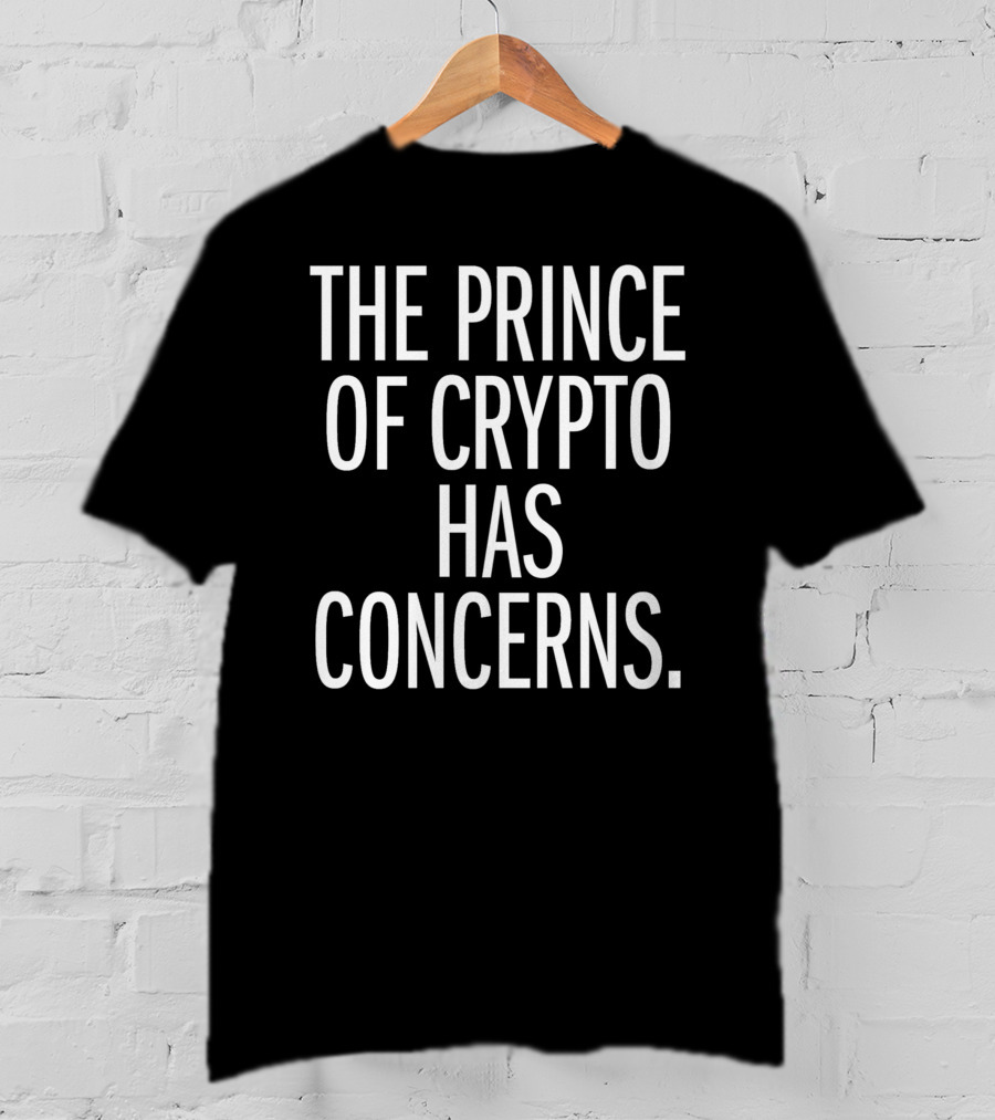 VitalikButerin The Prince Of Crypto Has Concerns T-Shirt
