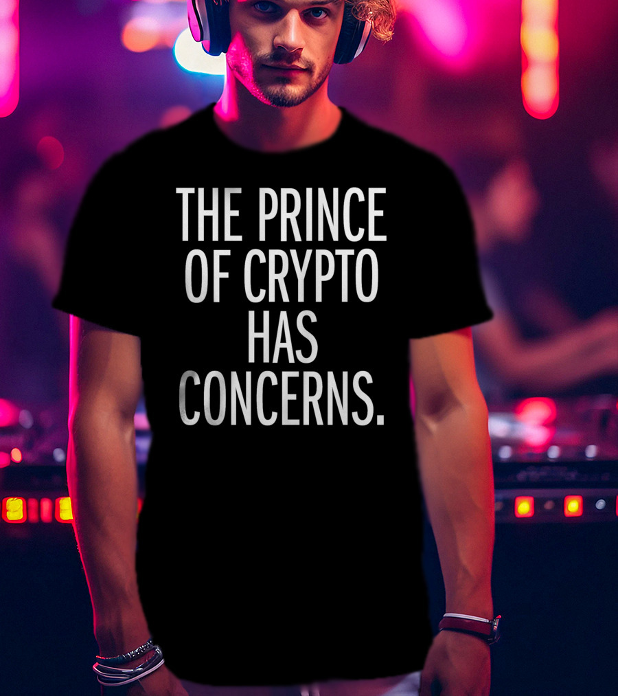 VitalikButerin The Prince Of Crypto Has Concerns T-Shirt