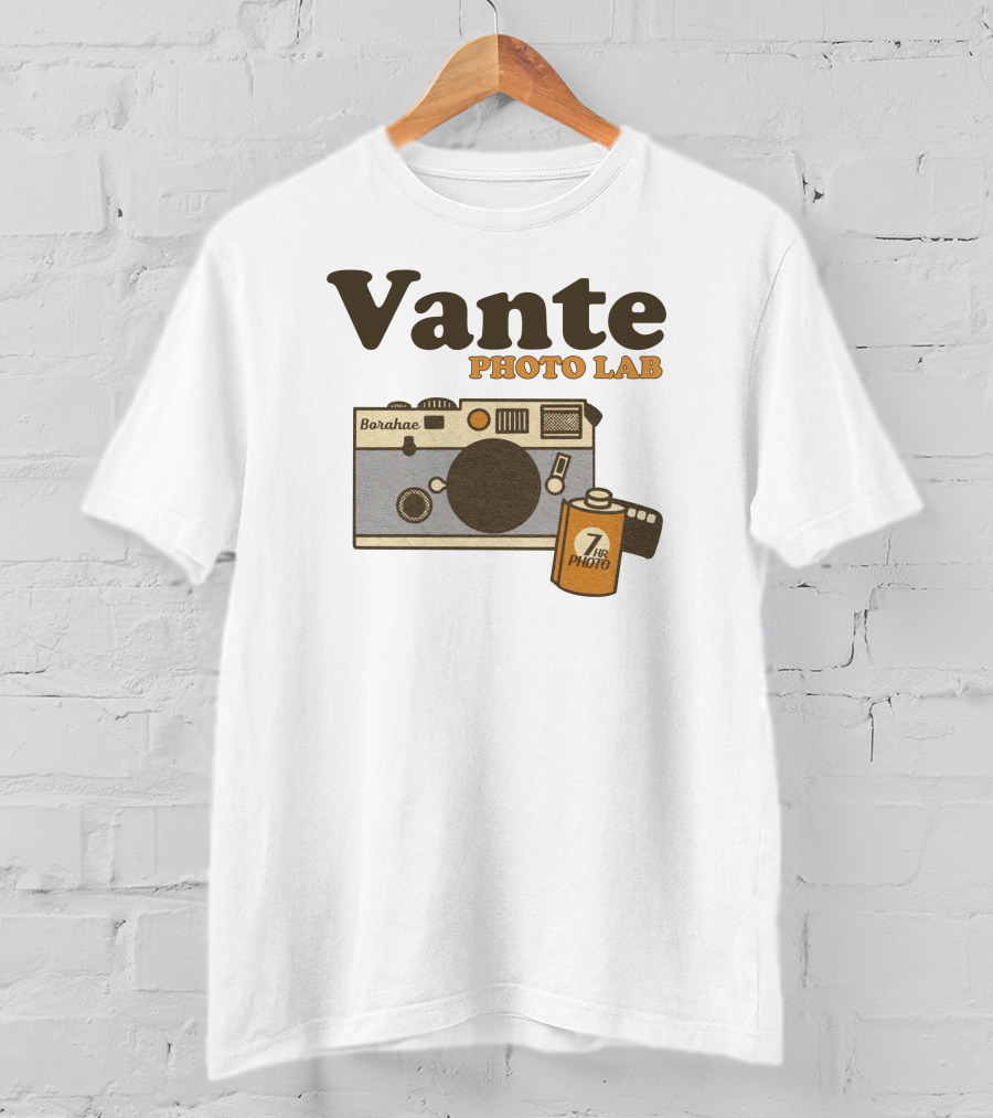 Vante Photo Lab Borahae 7Hr Photo Camera T-Shirt