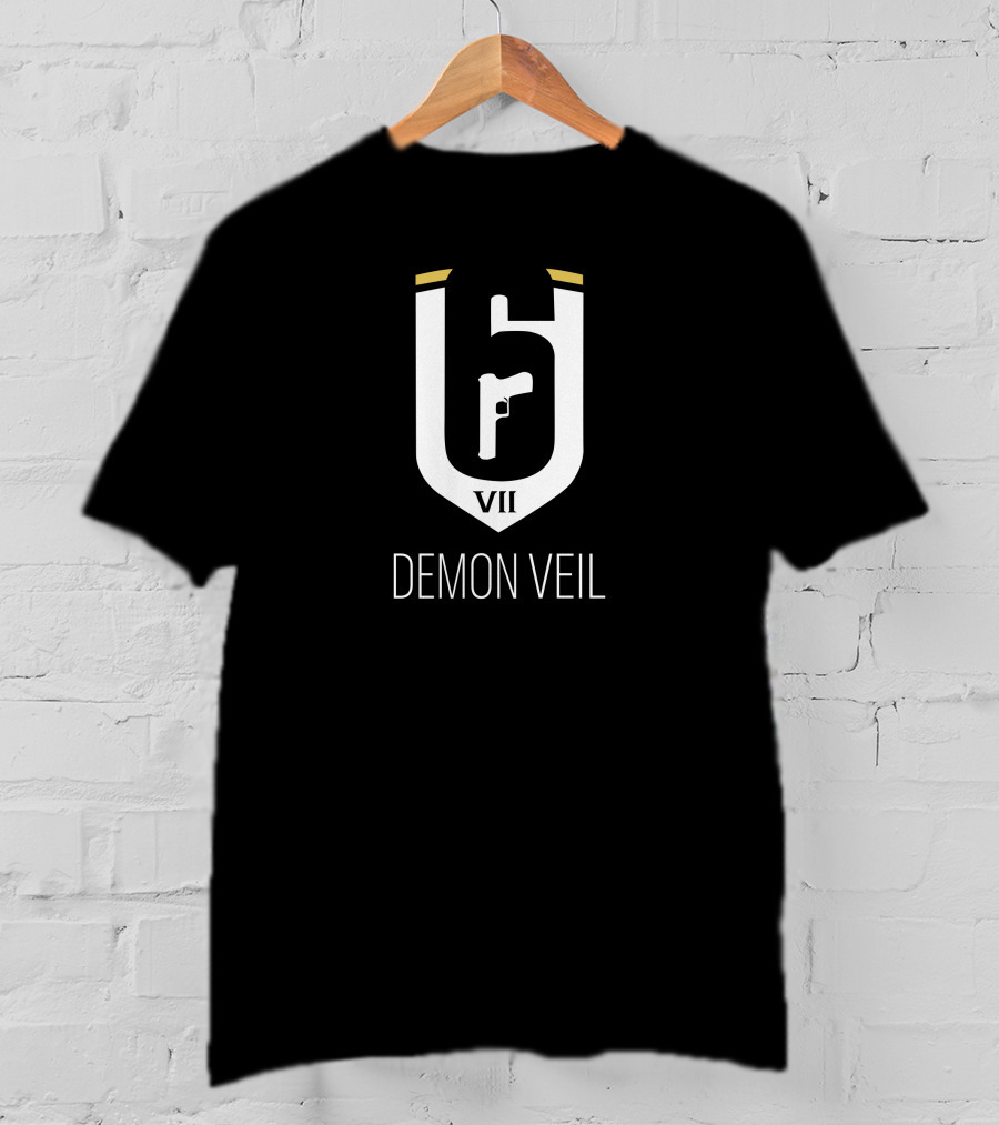 Ubisoft Rainbow Six Siege Demon Veil VII Badge T-Shirt