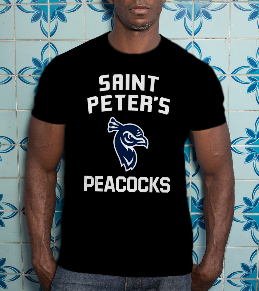 Saint Peter's Peacocks Eli Manning T-Shirt