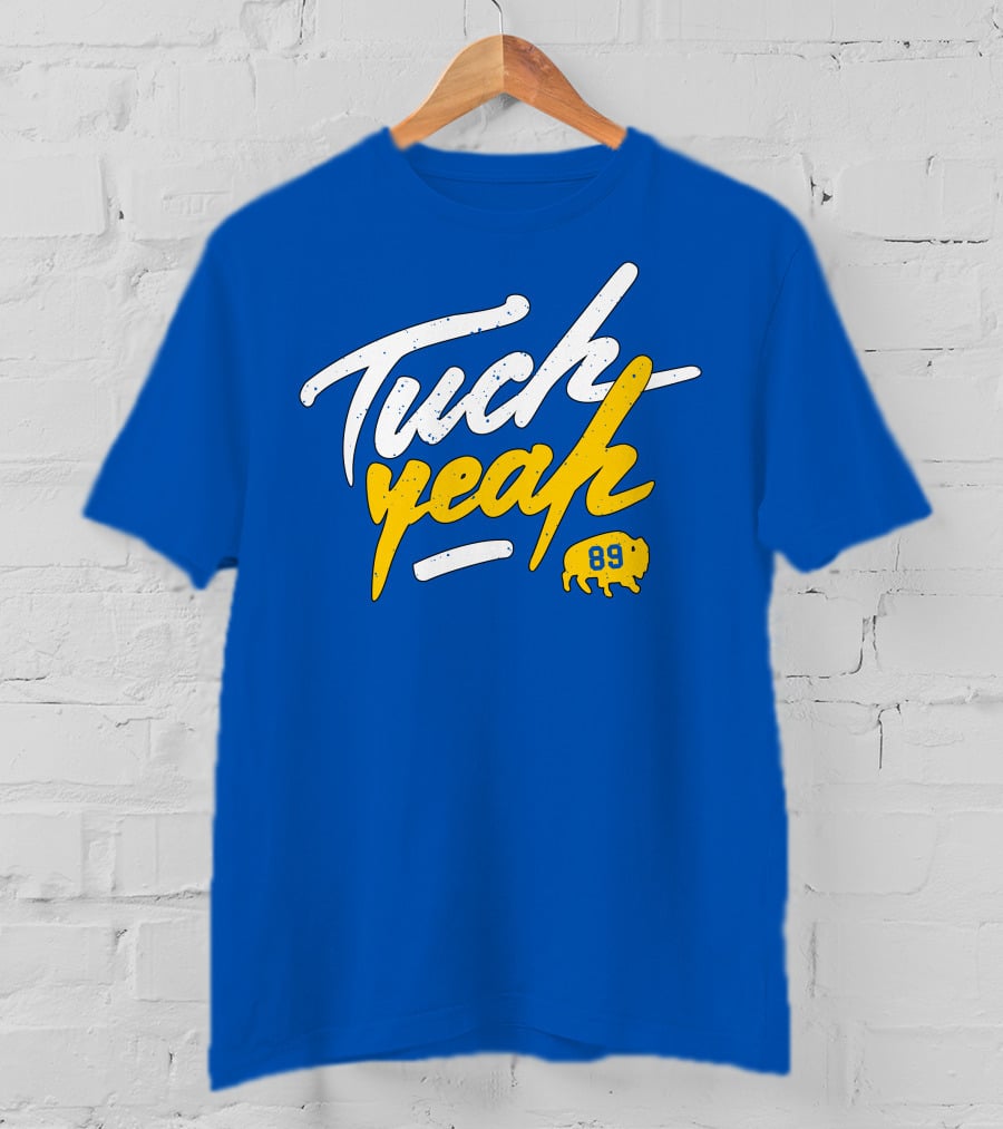 Tuch Yeah 89 Buffalo Blue And Gold T-Shirt