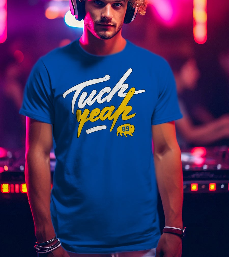 Tuch Yeah 89 Buffalo Blue And Gold T-Shirt