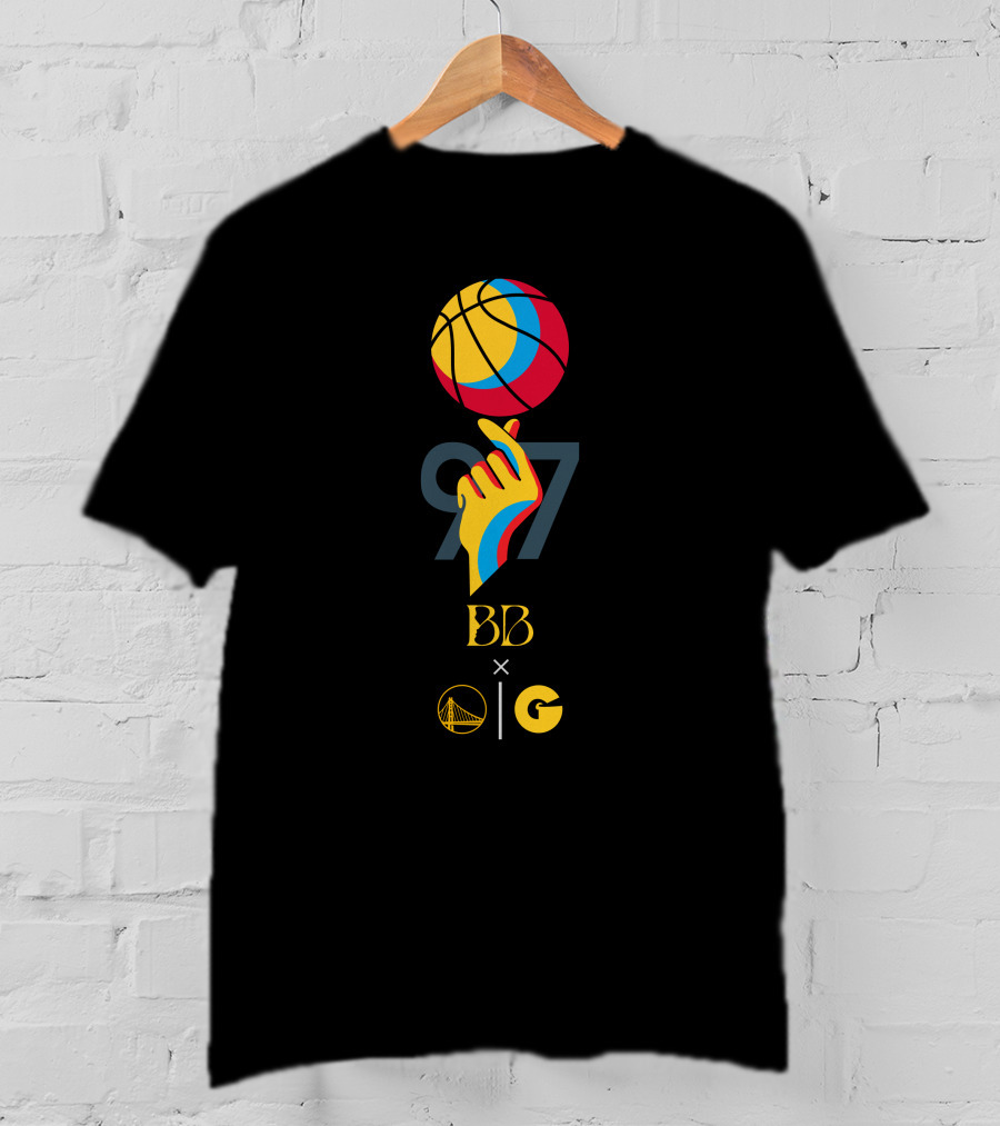 BB 97 X Warriors G Basketball Hand T-Shirt