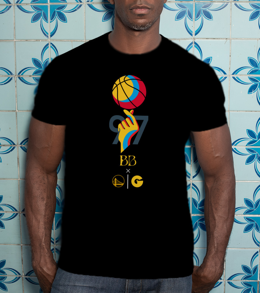 BB 97 X Warriors G Basketball Hand T-Shirt
