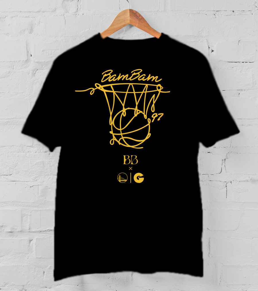 BamBam 97 BB X Golden State Warriors G Basketball Net T-Shirt