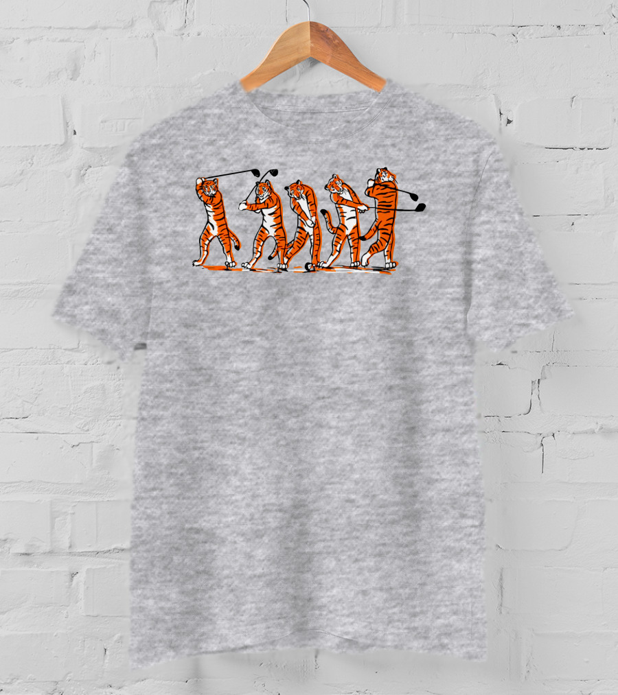 Golf Tiger Swing Sequence T-Shirt