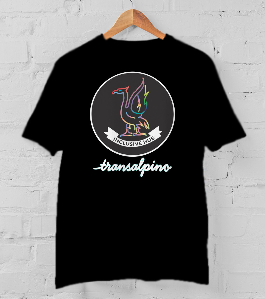 Transalpino Inclusive Hub Colorful Bird Emblem T-Shirt