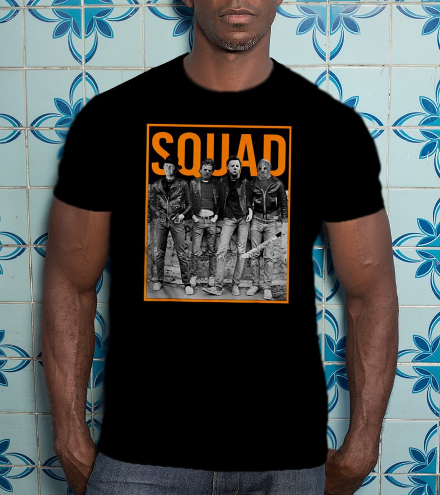 SQUAD Jason Halloween Horror Icons Group T-Shirt