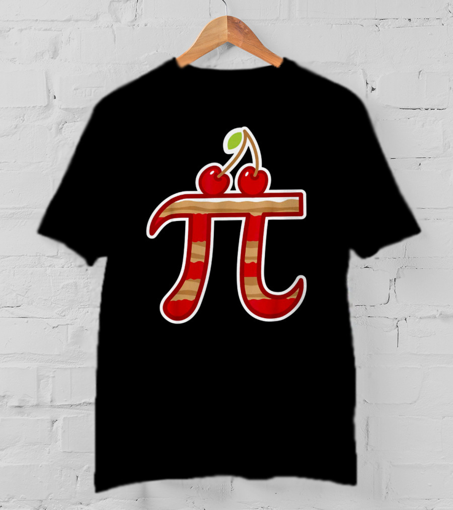 Cherry Pie Symbol For Mathematical Pi Day T-Shirt