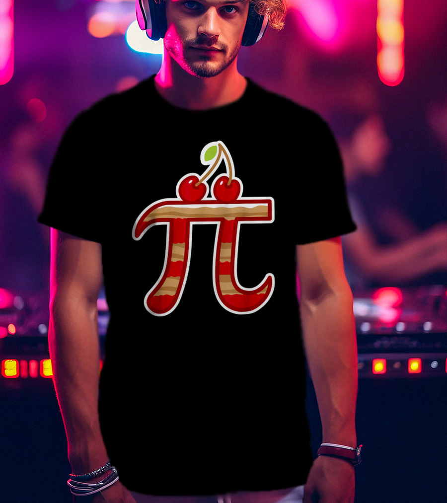Cherry Pie Symbol For Mathematical Pi Day T-Shirt