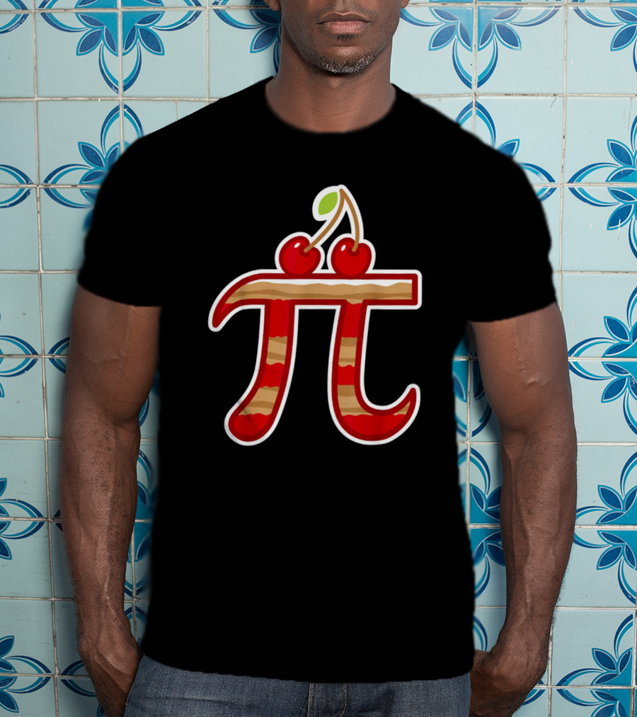 Cherry Pie Symbol For Mathematical Pi Day T-Shirt