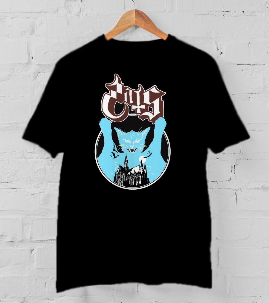 Communion Wafer Opussy Cats Gothic Cathedral T-Shirt