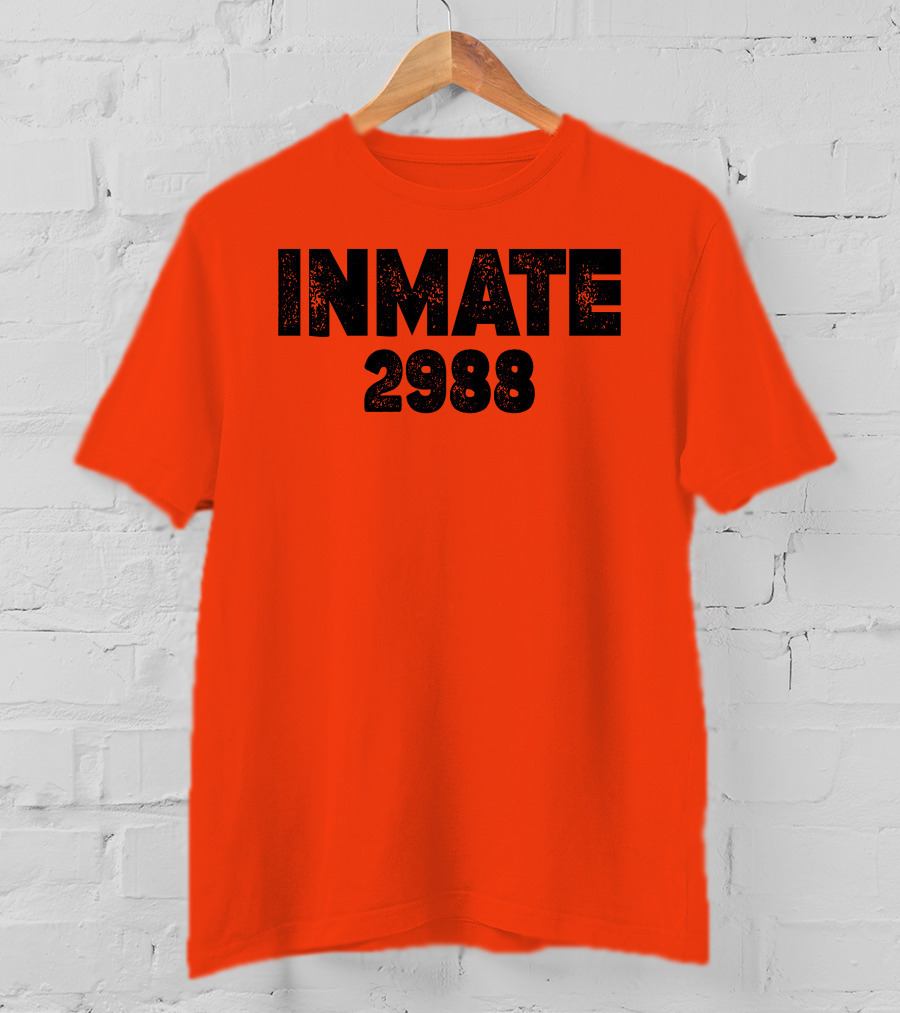 Inmate 2988 Boogie2988 Prison Number T-Shirt
