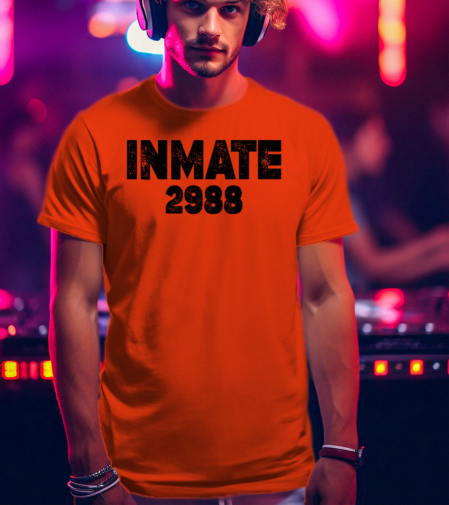 Inmate 2988 Boogie2988 Prison Number T-Shirt