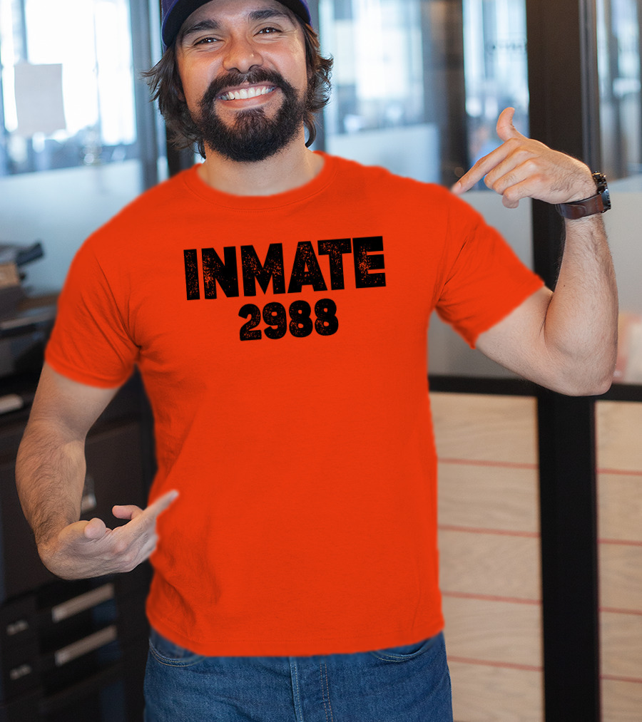 Inmate 2988 Boogie2988 Prison Number T-Shirt
