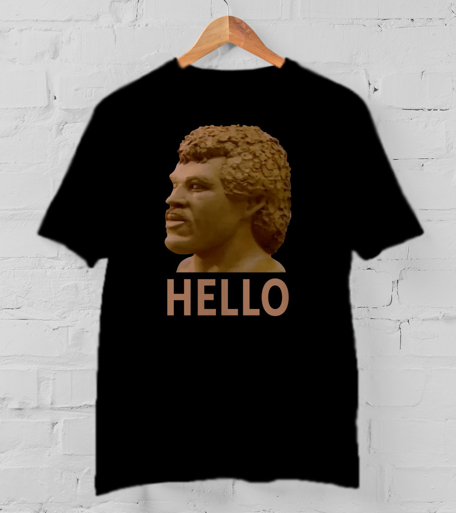 Andre Dawson Hello Funny Sculpture Bust T-Shirt