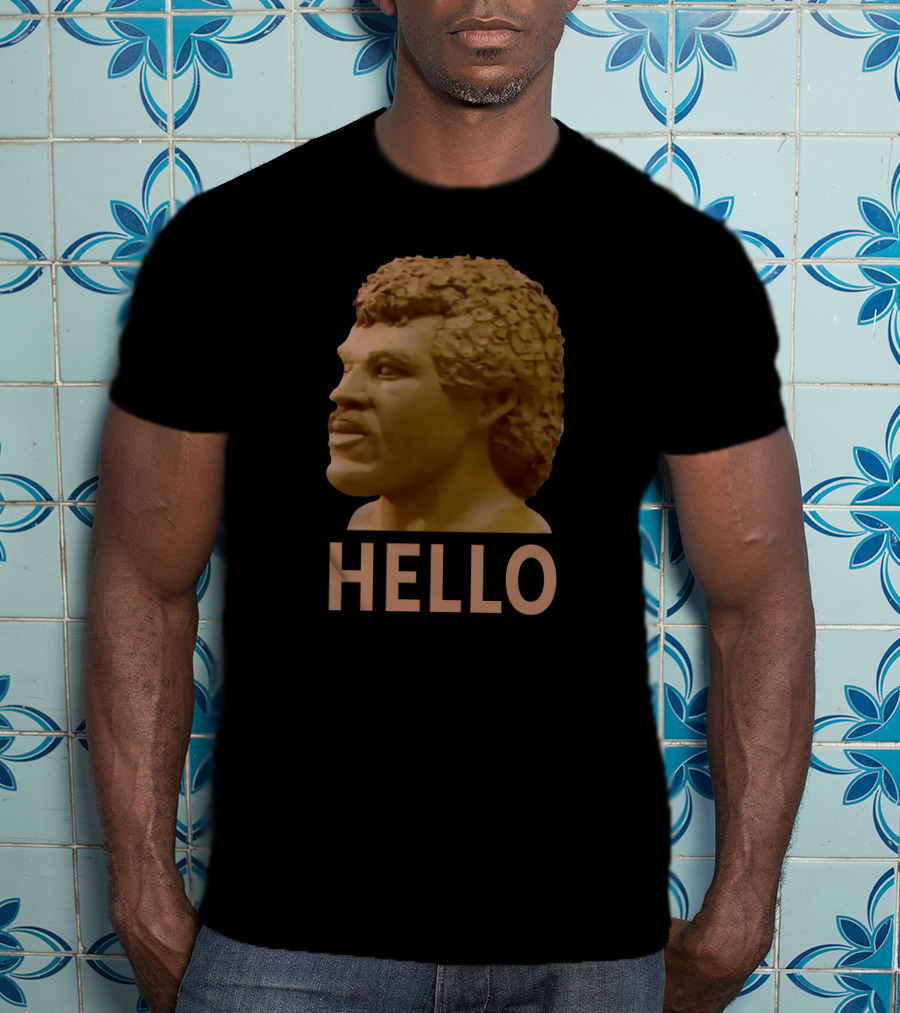 Andre Dawson Hello Funny Sculpture Bust T-Shirt
