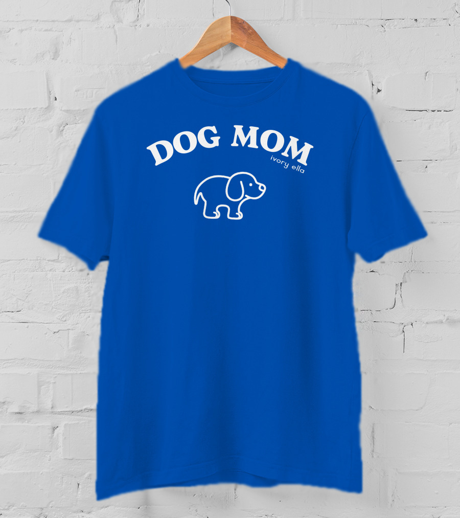 DOG MOM Ivory Ella T-Shirt
