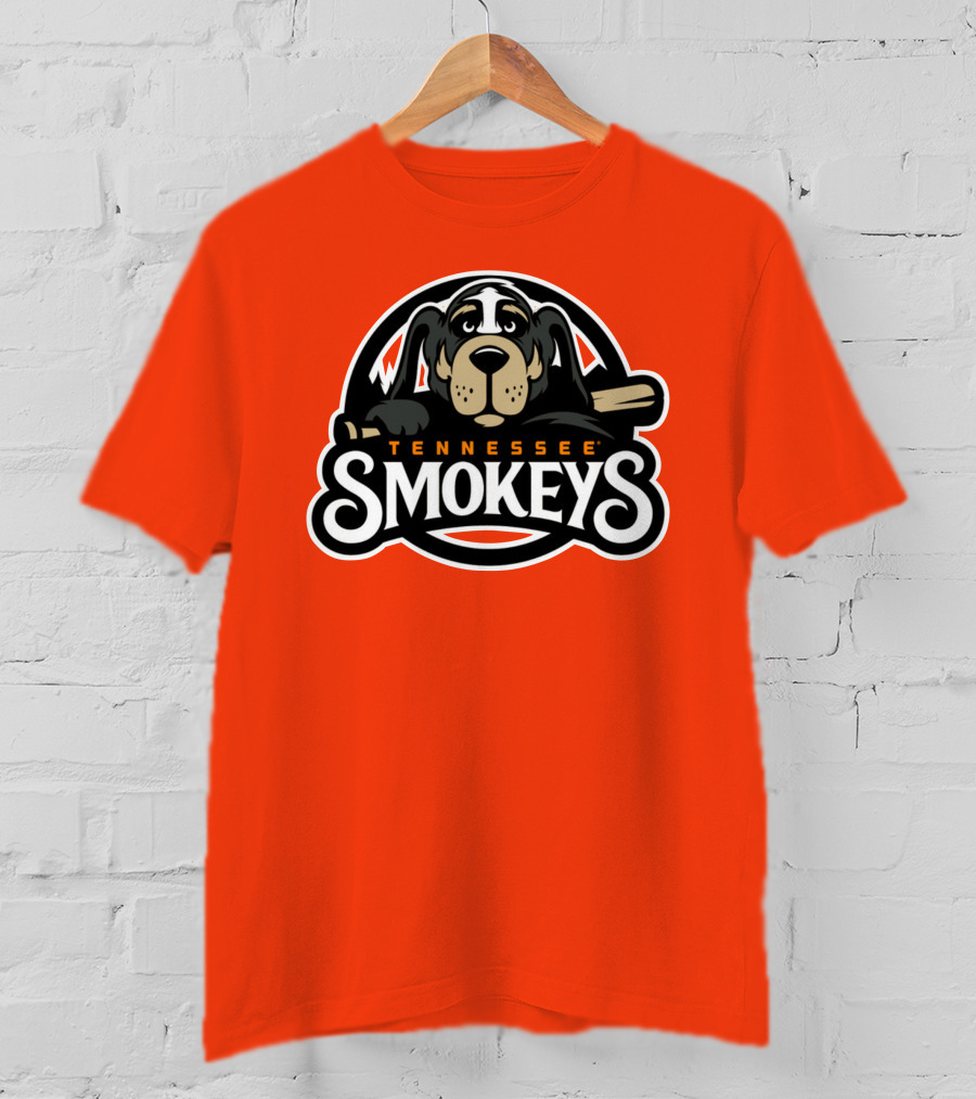 Tennessee Smokeys Baseball Team Mascot T-Shirt