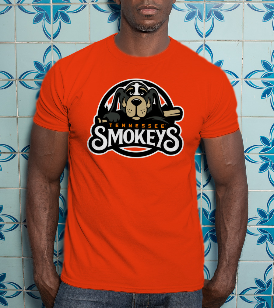 Tennessee Smokeys Baseball Team Mascot T-Shirt