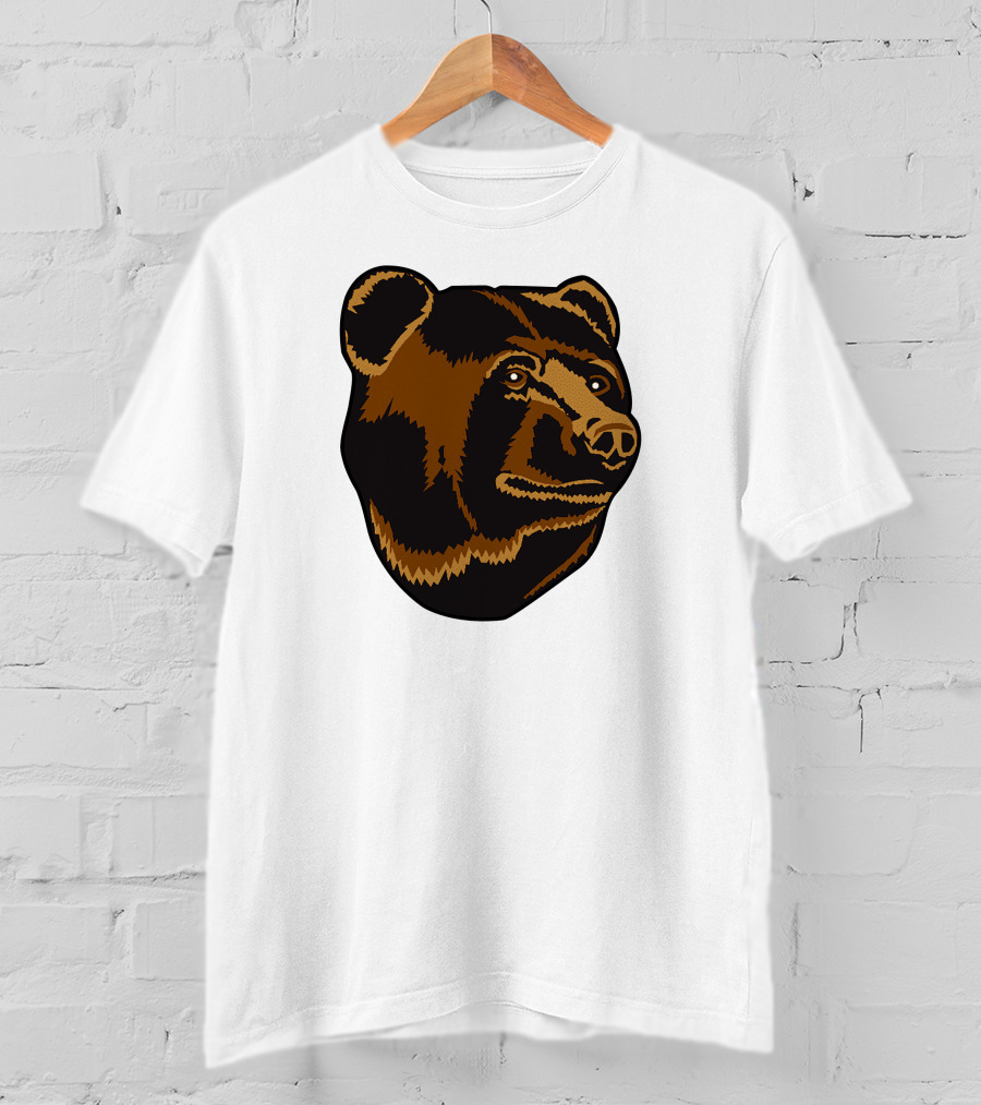 Boston Bruins Bear Head Emblem T-Shirt
