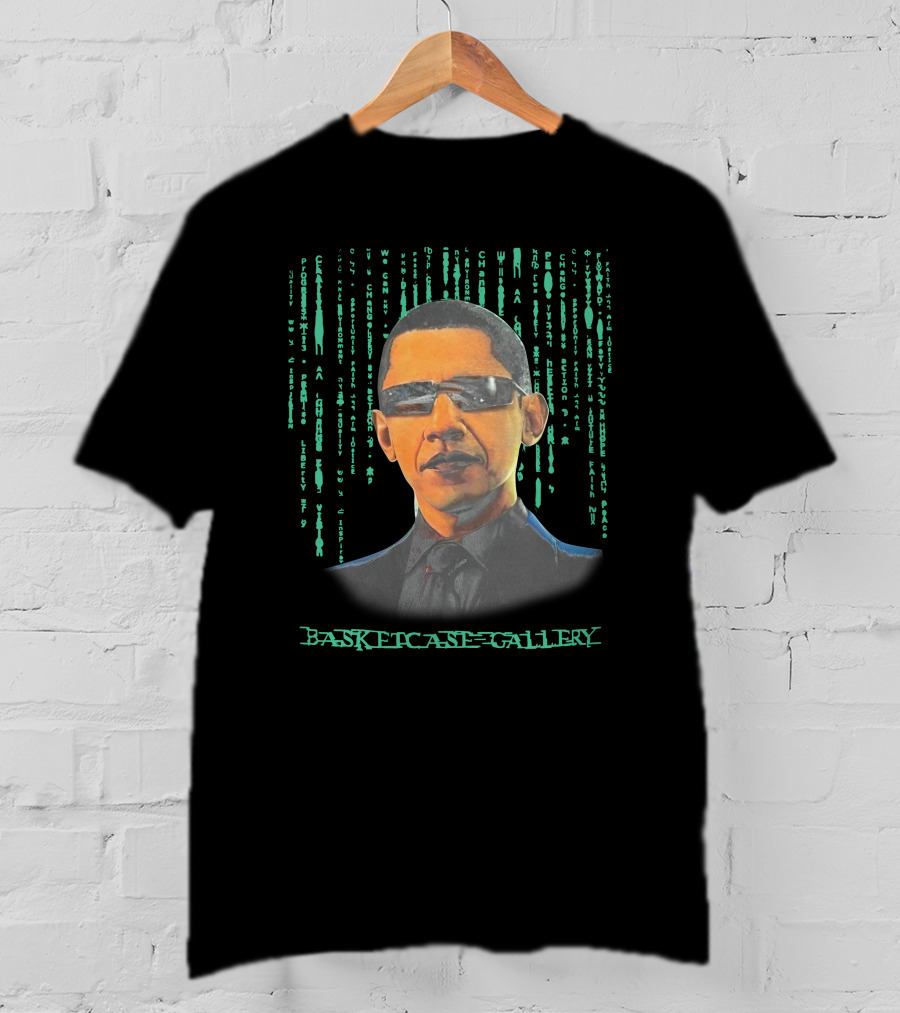 Basketcase Gallery Tatum's Barack Obama Matrix T-Shirt
