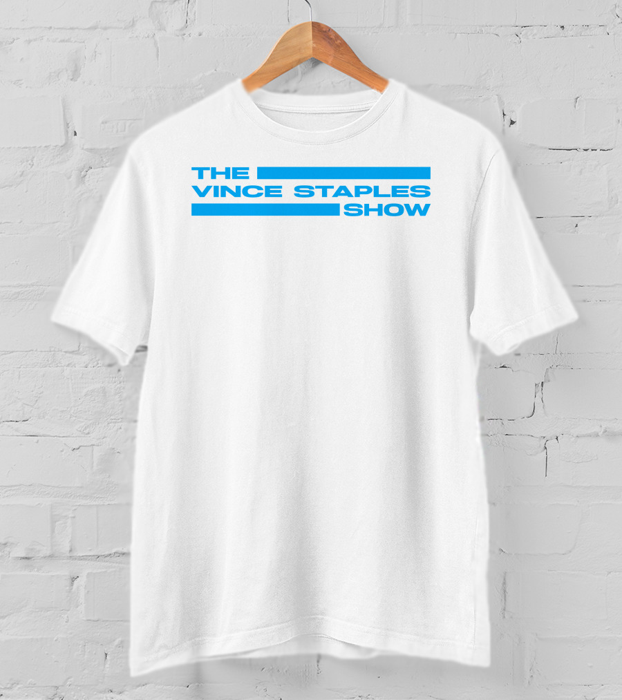 THE VINCE STAPLES SHOW Blue Text T-Shirt