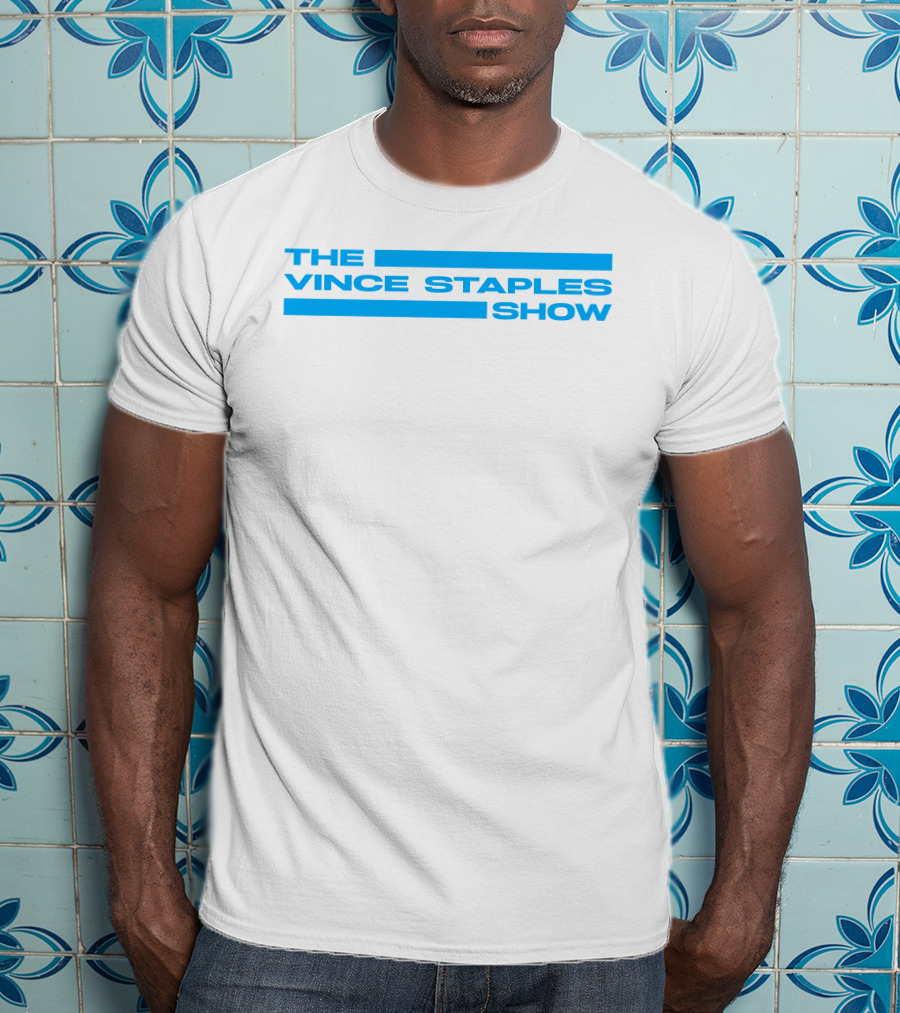 THE VINCE STAPLES SHOW Blue Text T-Shirt
