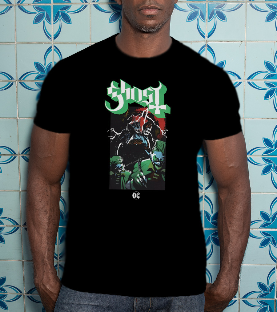Ghost Batjoker DC Comics Dark Nights Villain Legends T-Shirt